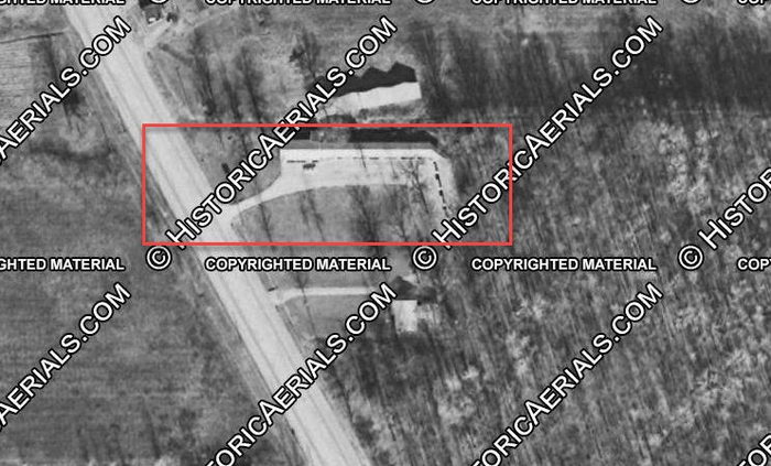 Oak Grove Motel - 1966 Aerial